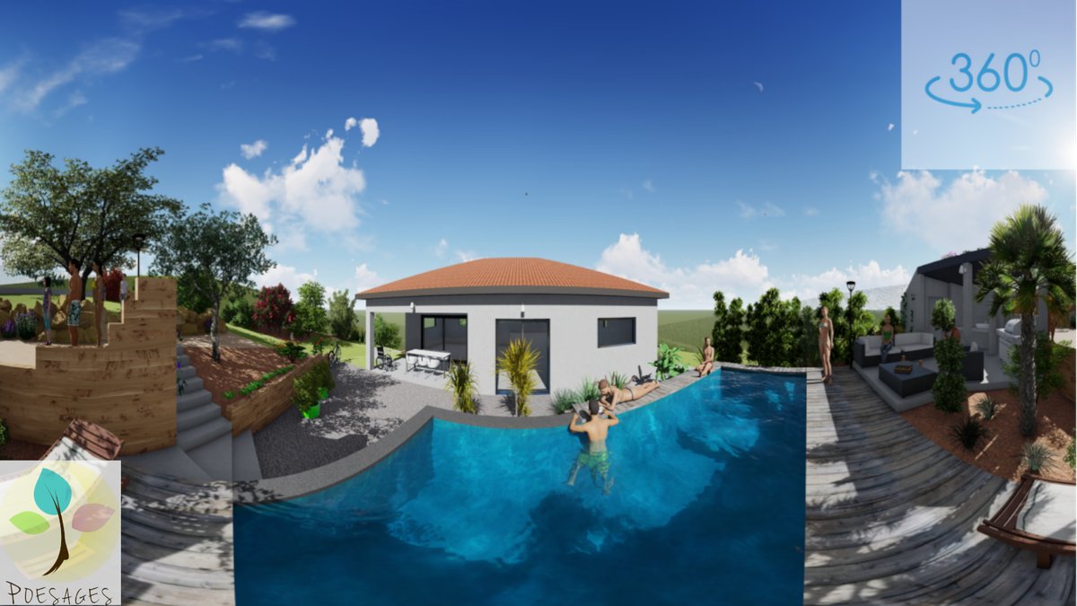 Panorama à 360 degrés du projet